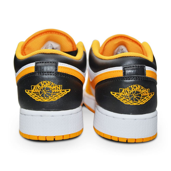 Juniors Nike Air Jordan 1 Low (GS) - 553560 701 - Taxi Black White-Juniors-Nike-Nike Air Jordan 1 Low-sneakers Foot World
