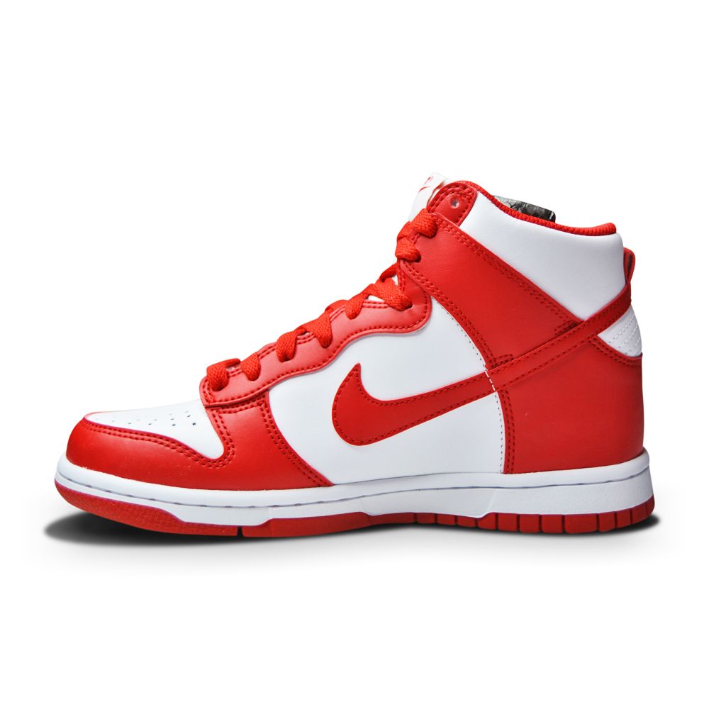 Juniors Nike Dunk High (GS) - DB2179 106 - White University Red-juniors-Nike-Dunk-sneakers Foot World