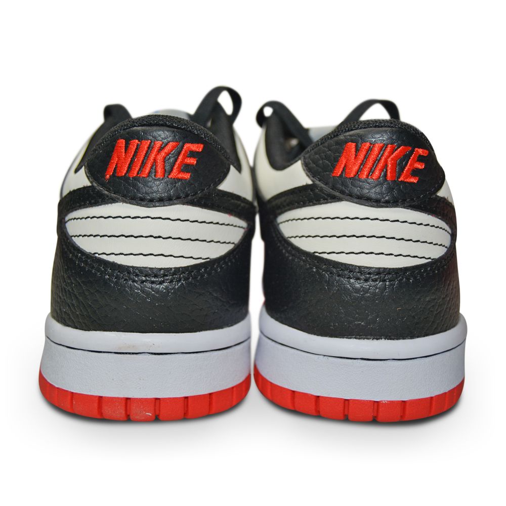 Juniors Nike Dunk Low (GS) - DO6288 100 - Sail Black Chile Red-Juniors-Nike-*Rare*, Brands50, Dunk, Junior Footwear, Kids *Rare*, Nike, Nike Junior Footwear-sneakers Foot World