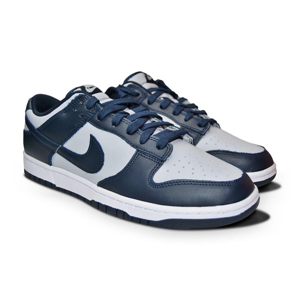 Juniors Nike Dunk Low (GS) Georgetown - CW1590 004 - Wolf Grey Dark Obsidian-Junior Footwear, Nike Junior Footwear-Foot World UK