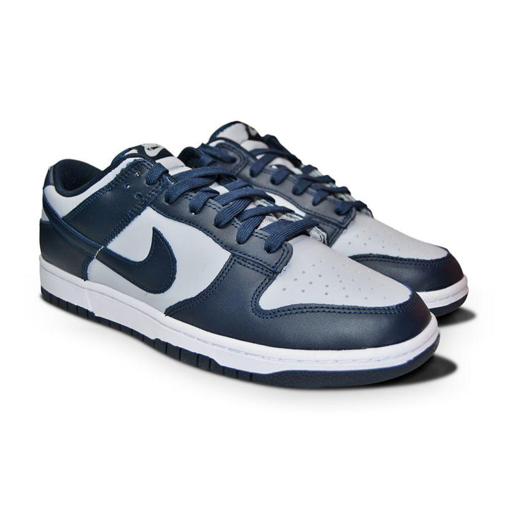 Juniors Nike Dunk Low (GS) Georgetown - CW1590 004 - Wolf Grey Dark Obsidian-Junior Footwear, Nike Junior Footwear-Foot World UK