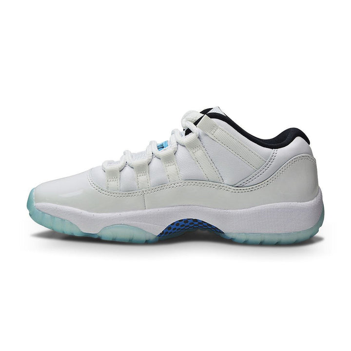 Juniors Nike Jordan 11 Retro Low (GS) - 528896 117 - White Legend Blue White Black-Jordan, Jordan *Rare*, Jordan 11, Jordan Brands, Junior Footwear, Juniors (3-6), New Arrivals-Foot World UK