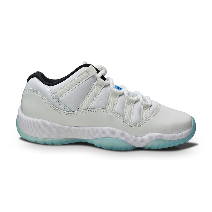 Juniors Nike Jordan 11 Retro Low (GS) - 528896 117 - White Legend Blue White Black-Jordan, Jordan *Rare*, Jordan 11, Jordan Brands, Junior Footwear, Juniors (3-6), New Arrivals-Foot World UK