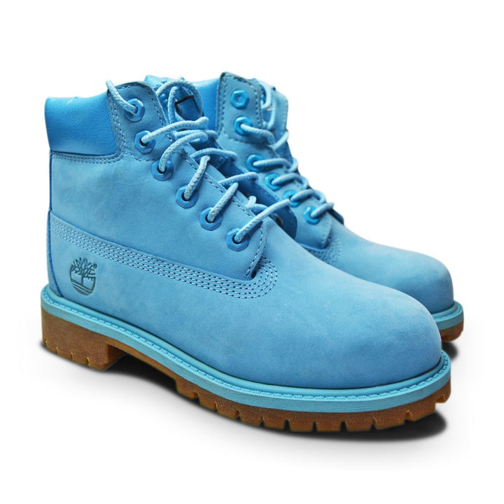 Juniors Timberland Premium 6 Inch Boot For Youths - 0A1R4G - Norse Blue-Kids-Timberland-191930552810-sneakers Foot World