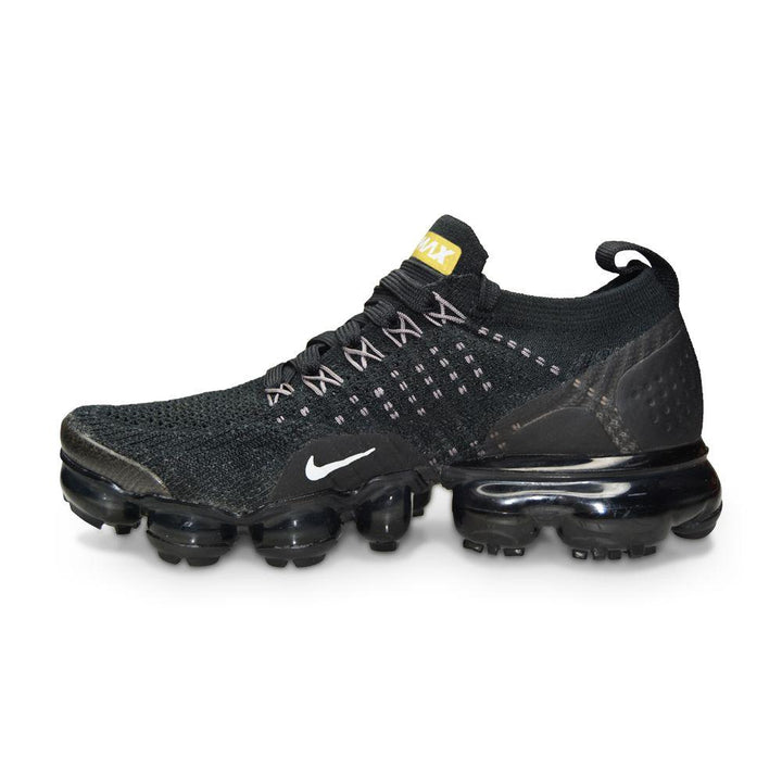 Juniors Womens Nike Air Vapormax Flyknit 2 - 942843 012 - Black Metallic Gold-Footwear Women, Junior Footwear, Juniors (3-6), Kids, Nike Brands, Nike Junior Footwear, Running Footwear, Women-Foot World UK