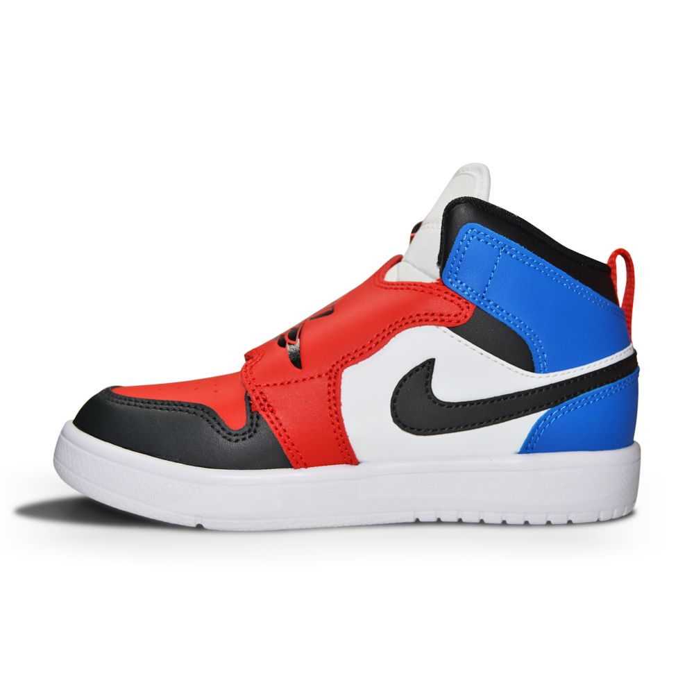 Kids Nike Sky Jordan 1 (PS) - BQ7197 104 - White Black University Red-kids-Nike-*Rare*, Brands Kids, Footwear Kids, Jordan *Rare*, Kids, Nike Brands-sneakers Foot World