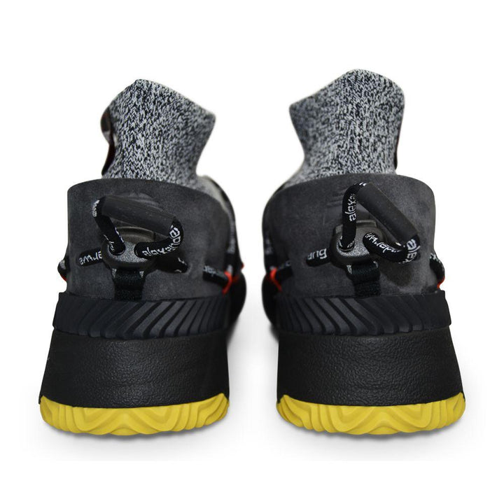 Mens Adidas Puff Trainer X Alexander Wang - FV2960 - Silver Black-Boots & Shoes, Casual Trainers, Footwear, High Tops-Foot World UK