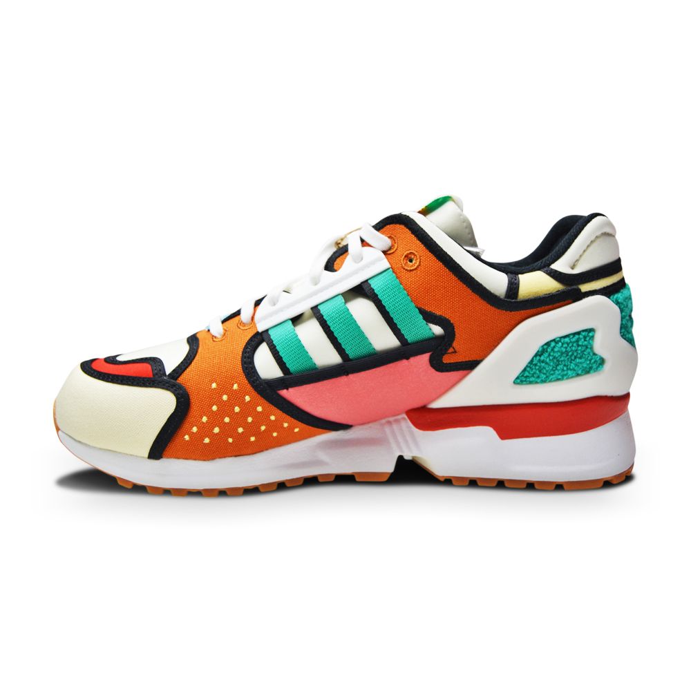 Mens Adidas ZX 10000 Krusty Burger - H05783 - Cwhite Supcol Simpsons-mens-Adidas-Krusty Burger-sneakers Foot World