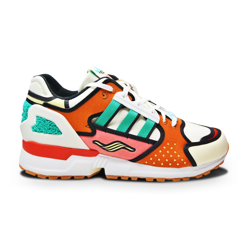 Mens Adidas ZX 10000 Krusty Burger - H05783 - Cwhite Supcol Simpsons-mens-Adidas-Krusty Burger-sneakers Foot World