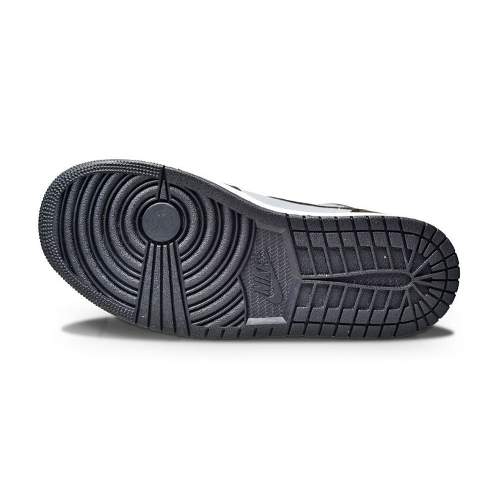 Mens Nike Air Jordan 1 Mid - 554724 096 - Black Gym Red Particle Grey-Mens-Nike-Air Jordan 1 Mid-sneakers Foot World