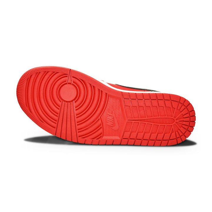 Mens Nike Air Jordan 1 Mid - 554724 660 - Gym Red Black White-Mens-NIke-Nike Air Jordan 1 Mid-sneakers Foot World