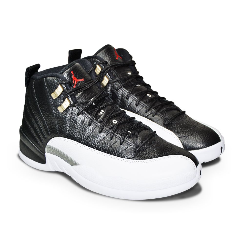 Mens Nike Air Jordan 12 Retro - CT8013 006 - Black Varsity Red White-Mens-Nike-sneakers Foot World