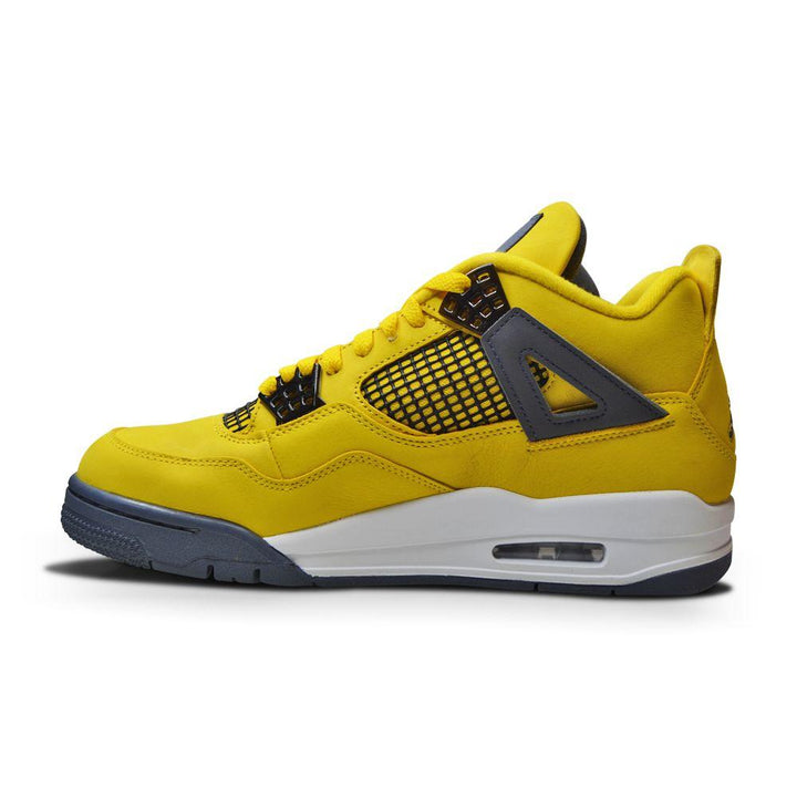 Mens Nike Air Jordan 4 Retro CT8527 700 Tour Yellow Dark Blue "Lightening 2021"-*Rare*, Basketball, Footwear, Heat, Jordan *Rare*, Jordan Brands, Nike Brands, Retro-Foot World UK