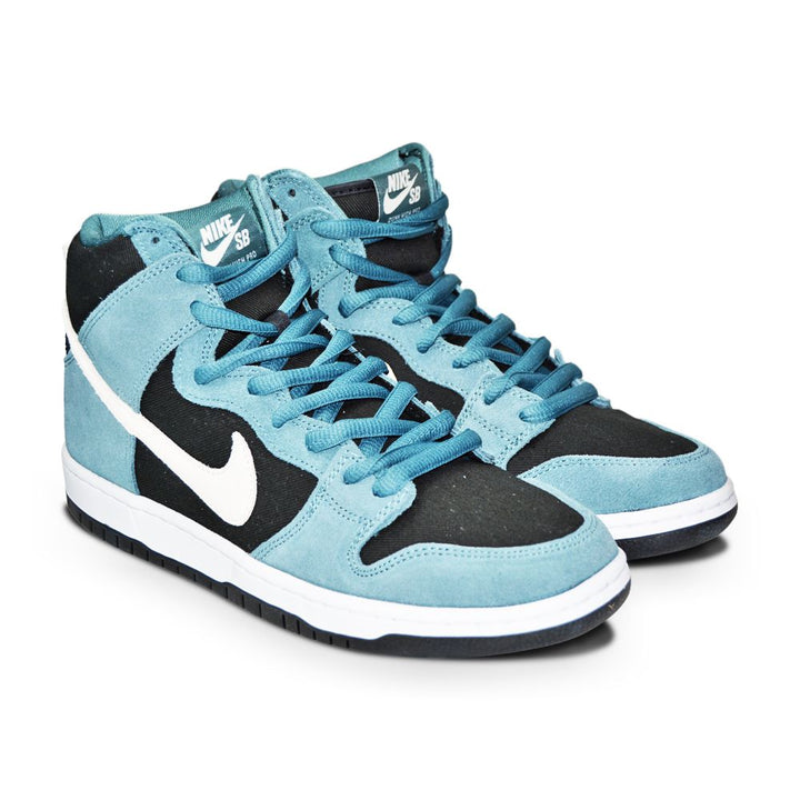 Mens Nike SB Dunk High Pro - DQ3757 300 - Mineral Slate Sail Black White-Mens-Nike-SB Dunk High Pro-sneakers Foot World
