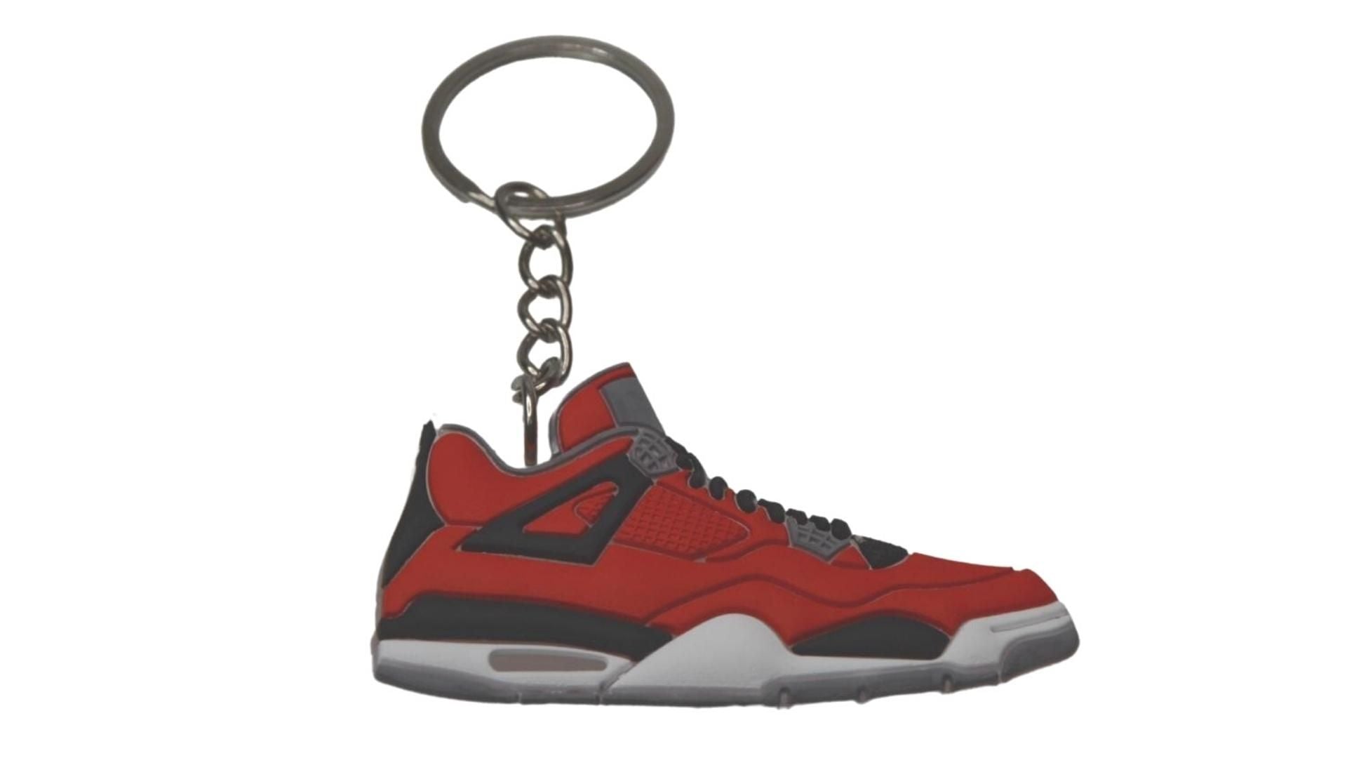 Novelty Sneaker Keyring Stocking Filler J4T Jordan 4 Toro-Unisex-OTHER-Foot World