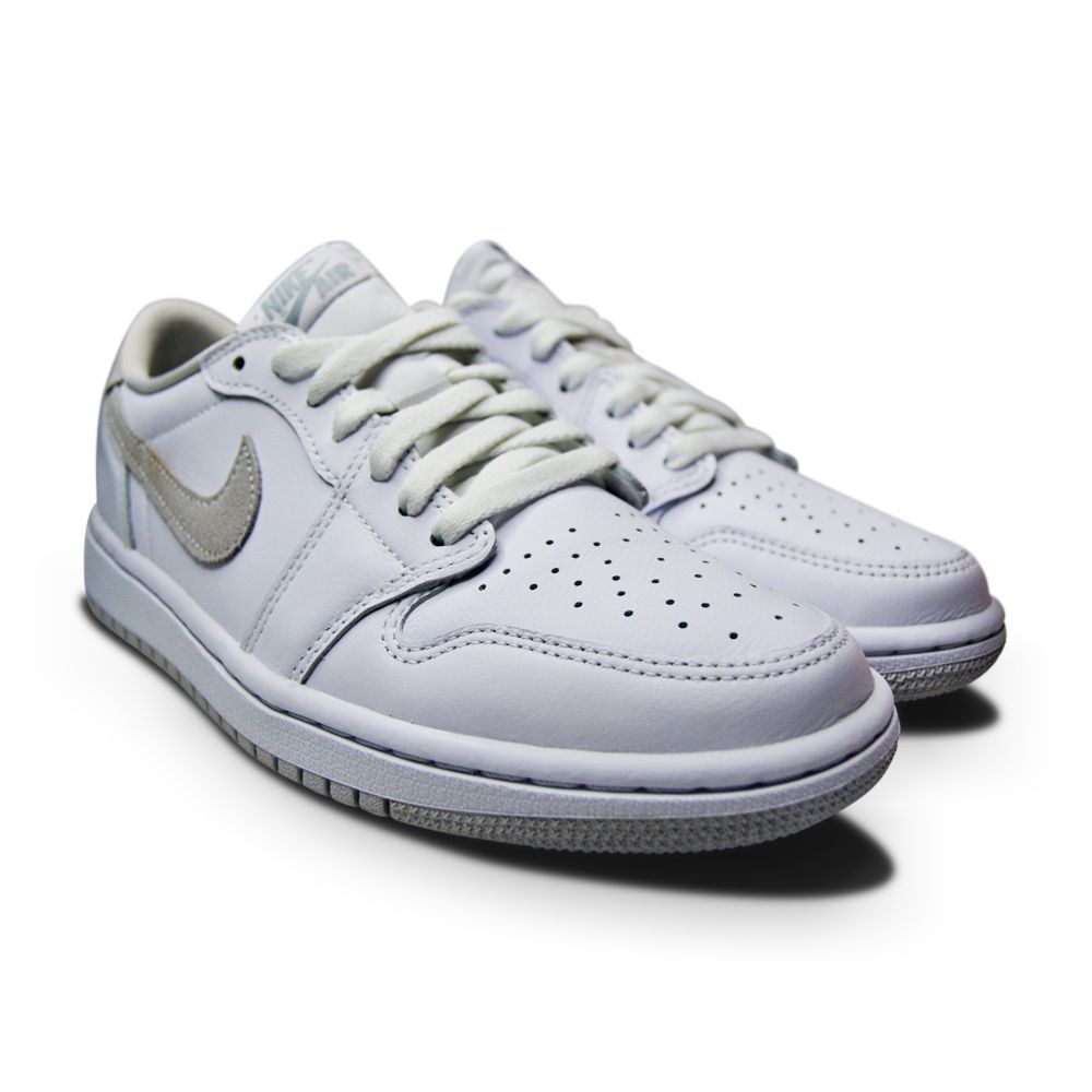 Womens Nike Air Jordan 1 Low OG - CZ0775 100 - White Particle Grey-Womens-Nike-Foot World