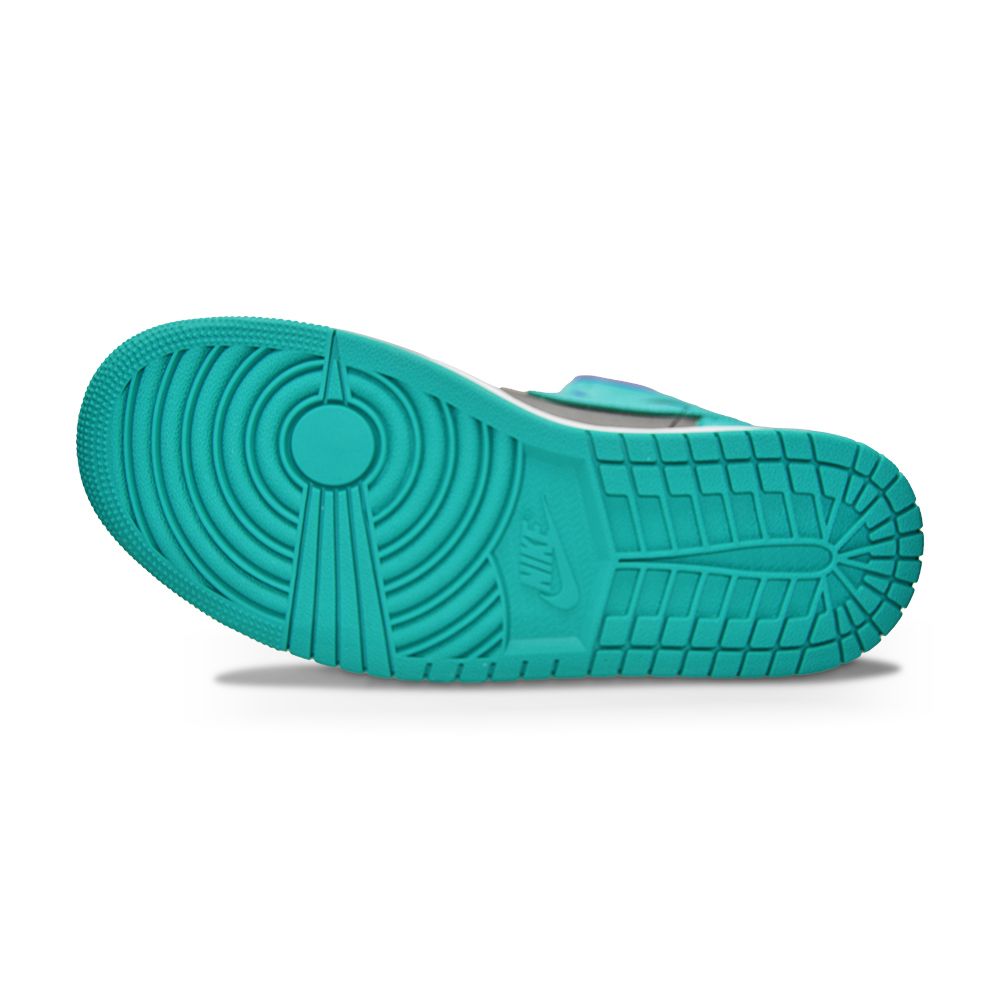 Womens Nike Air Jordan 1 Mid "Black Grape" - BQ6472 502 - Dk Concrd New Emrld Bk-Womens-Nike-ike Air Jordan 1 Mid "Black Grape"-sneakers Foot World