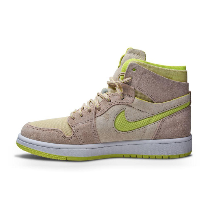 Women's Nike Air Jordan 1 Zoom "Lemon Twist" CT0979 200 Pearl White Fossil-Footwear Women, Jordan Brands, Nike, Nike Brands, Nike Women's Footwear-Foot World UK