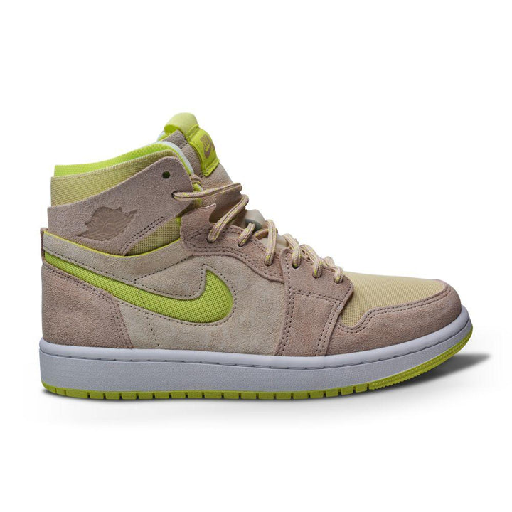 Women's Nike Air Jordan 1 Zoom "Lemon Twist" CT0979 200 Pearl White Fossil-Footwear Women, Jordan Brands, Nike, Nike Brands, Nike Women's Footwear-Foot World UK