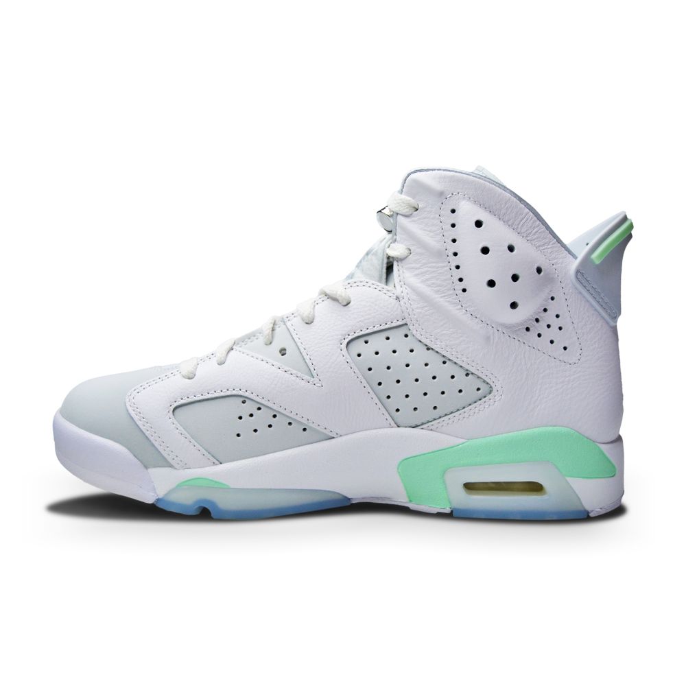 Womens Nike Air Jordan 6 Retro - DQ4914 103 - White Pure Platinum Mint Foam-Womens-Nike-Air Jordan 6 Retro-sneakers Foot World