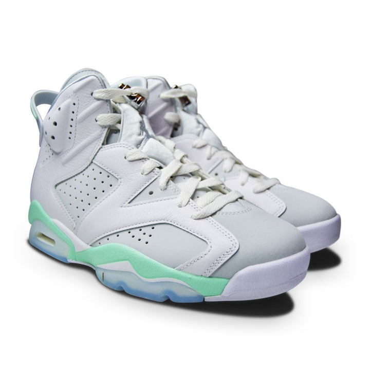 Womens Nike Air Jordan 6 Retro - DQ4914 103 - White Pure Platinum Mint Foam-Womens-Nike-Air Jordan 6 Retro-sneakers Foot World