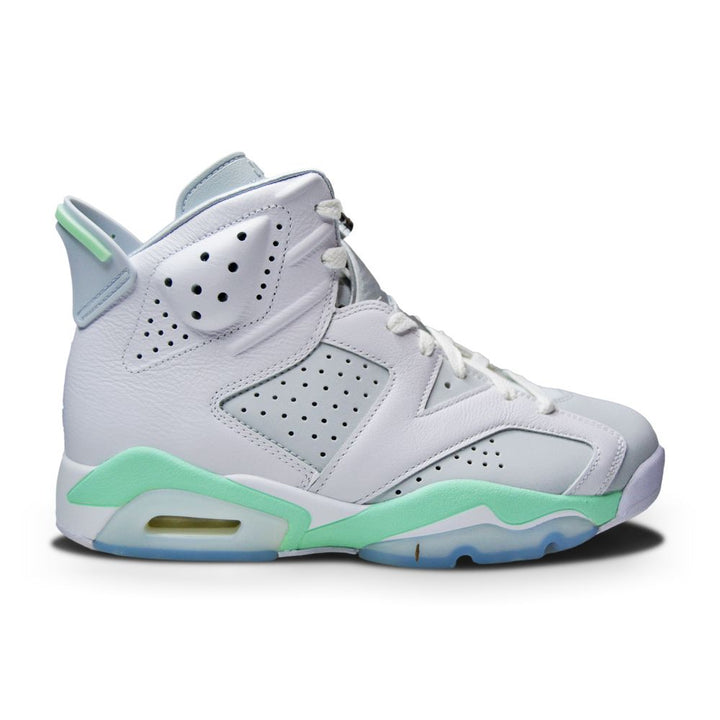 Womens Nike Air Jordan 6 Retro - DQ4914 103 - White Pure Platinum Mint Foam-Womens-Nike-Air Jordan 6 Retro-sneakers Foot World