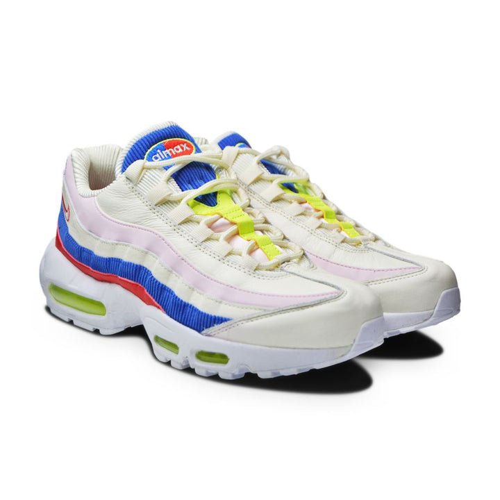 Women's Nike Air Max 95 SE - AQ4138-101 - Cream White Red Blue-Womens-Nike-sneakers Foot World