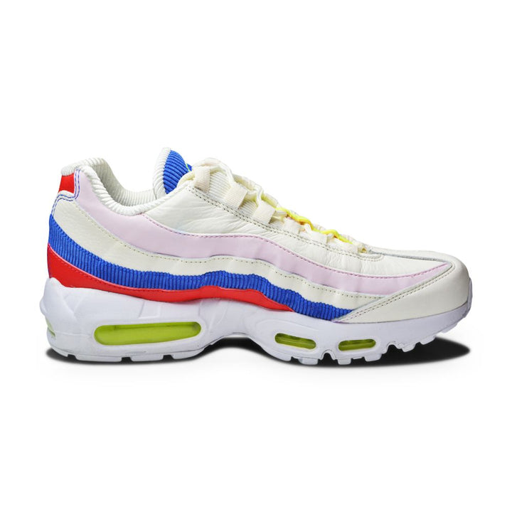Women's Nike Air Max 95 SE - AQ4138-101 - Cream White Red Blue-Womens-Nike-sneakers Foot World
