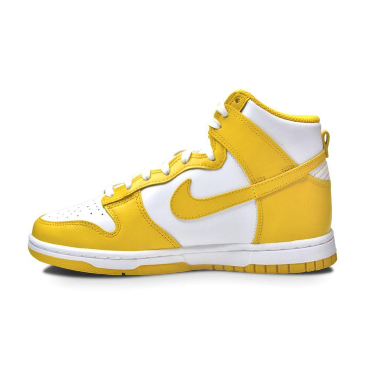 Womens Nike Dunk high - DD1869 106 - White Yellow-Basketball Footwear, Court, Footwear Women, High Tops Footwear, Skate Boarding Footwear-Foot World UK