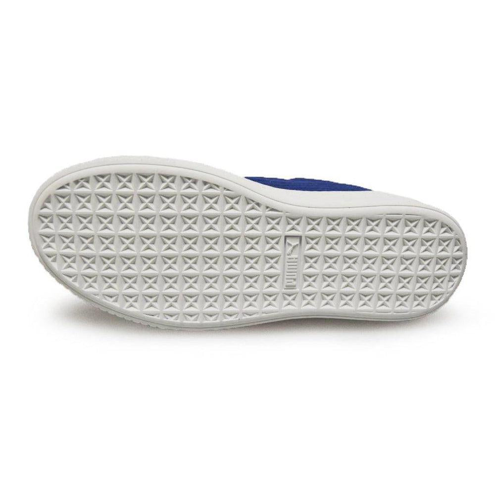 Womens Puma Suede Platform - 36222302 - Blue White Trainers-Air Force 1, Court, Puma, Puma Brands, Running Footwear-Foot World UK